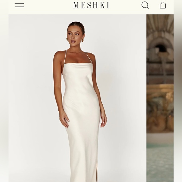 Sydney meshki dress in cream - Picture 1 of 2